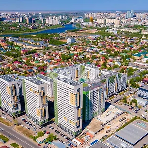набережная, небоскребы, кофейня, фитнес, стильно и недорого, жк 7я Астана